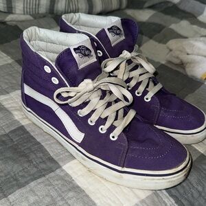 VANS purple high tops